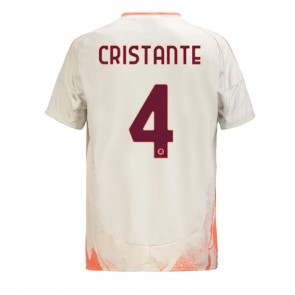 AS Roma Bryan Cristante #4 Replika Udebanetrøje 2024-25 Kortærmet